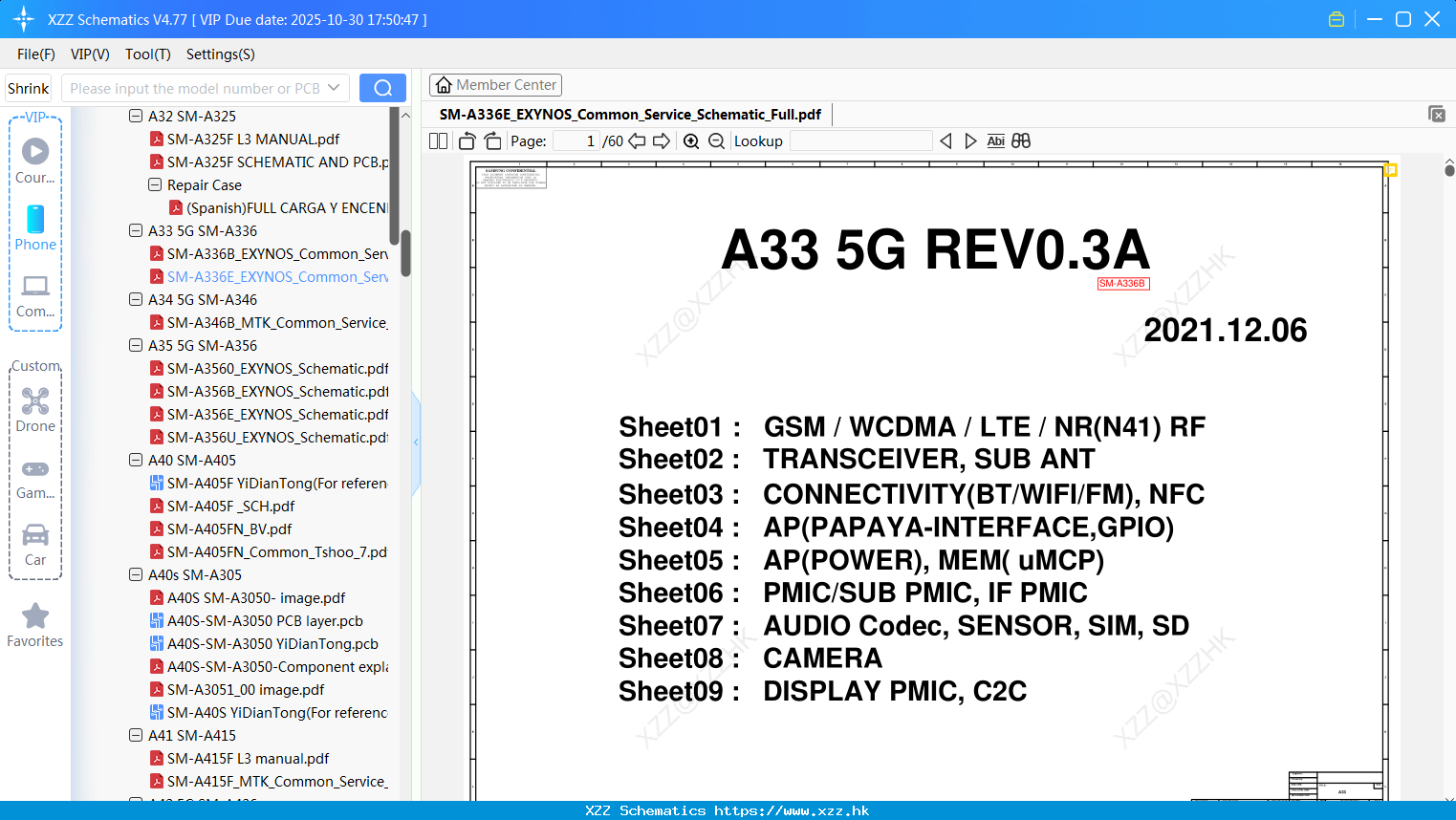 Samsung SM-A336E_EXYNOS_Common_Service_Schematic_Full